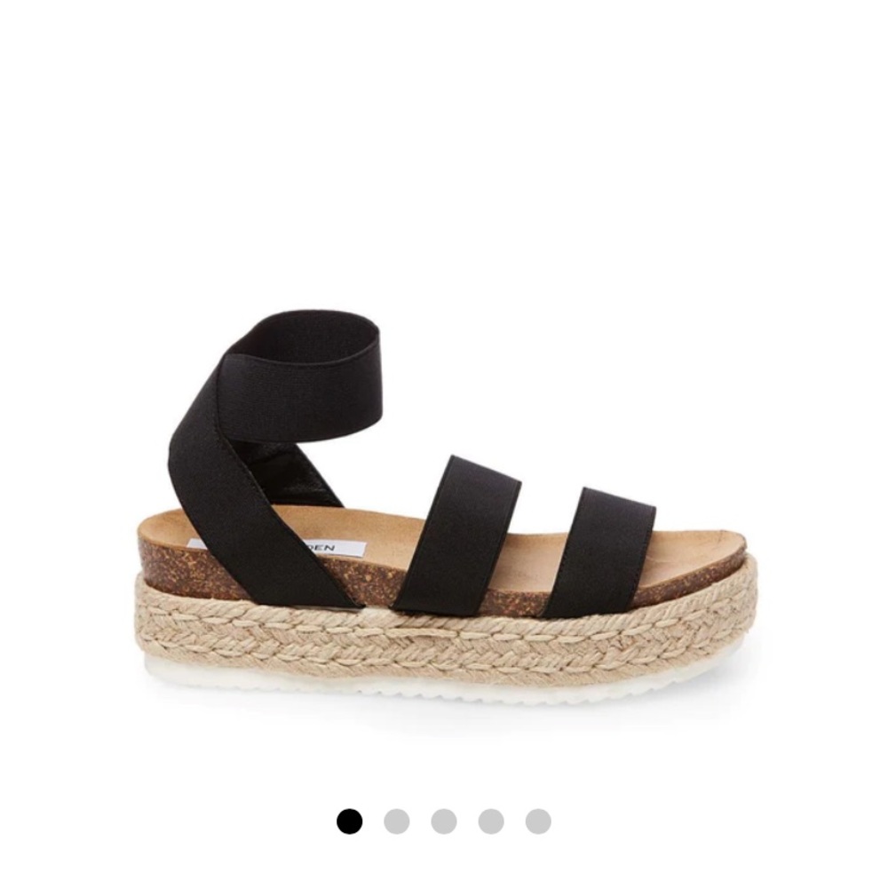 Steve Madden Kimmie Black Sandals